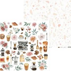 Piatek Trzynastego Zestaw papierów do scrapbookingu 30,5 x 30,5 cm - Piątek Trzynastego - Coffee Break