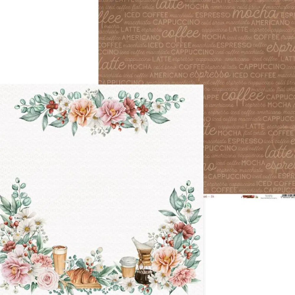 Piatek Trzynastego Zestaw papierów do scrapbookingu 30,5 x 30,5 cm - Piątek Trzynastego - Coffee Break