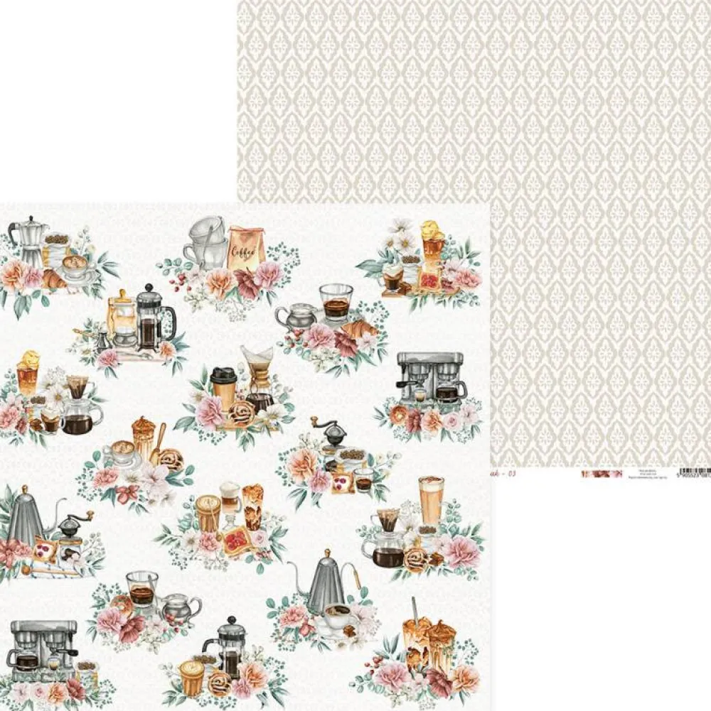 Piatek Trzynastego Zestaw papierów do scrapbookingu 30,5 x 30,5 cm - Piątek Trzynastego - Coffee Break