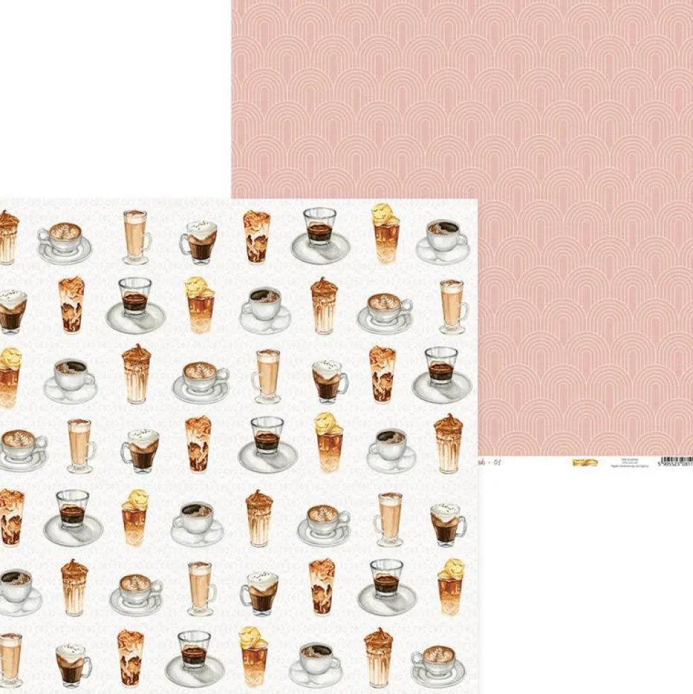 Piatek Trzynastego Zestaw papierów do scrapbookingu 30,5 x 30,5 cm - Piątek Trzynastego - Coffee Break