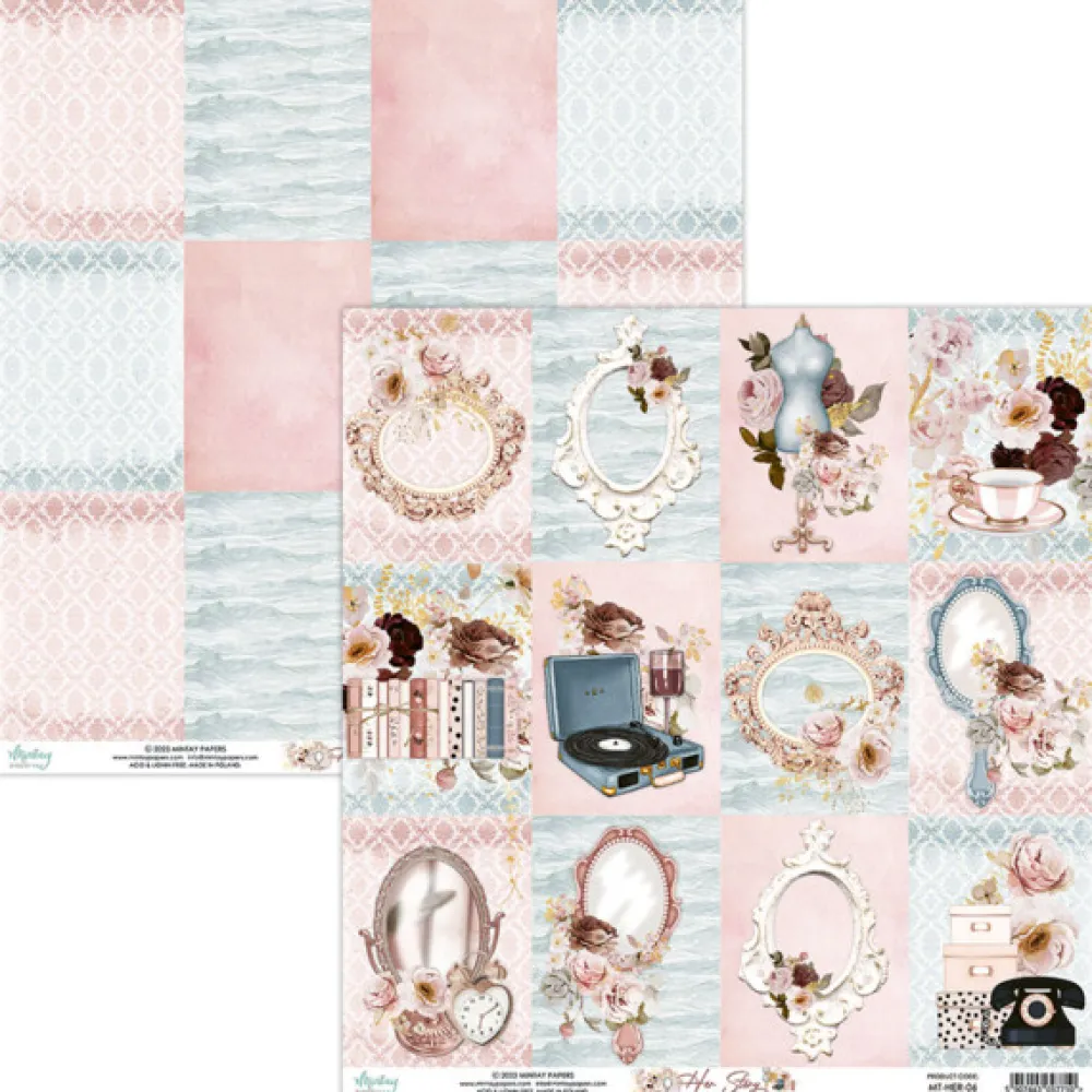 Mintay by Karola Zestaw papierów do scrapbookingu 30,5 x 30,5 cm - Mintay - Her Story