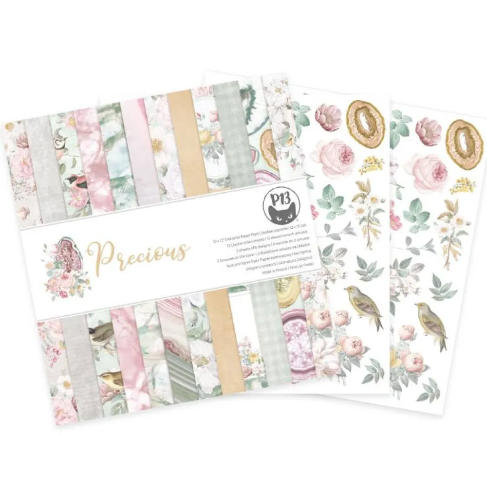Piatek Trzynastego Zestaw papierów do scrapbookingu 30,5 x 30,5 cm - Piątek Trzynastego - Precious > Papiery Do Scrapbookingu