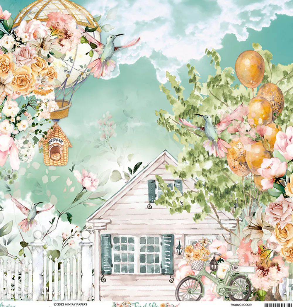 Mintay by Karola Zestaw papierów do scrapbookingu 30,5 x 30,5 cm - Mintay - Joy of Life