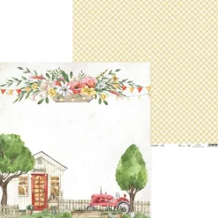 Piatek Trzynastego Zestaw papierów do scrapbookingu 15,3 x 15,3 cm - Piątek Trzynastego - Farm Sweet Farm