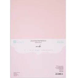 dpCraft Zestaw papierów - - Nude A4 220 g 20 ark.