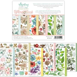 Mintay by Karola Zestaw papierów 15 x 20 cm - Mintay - Flora Book