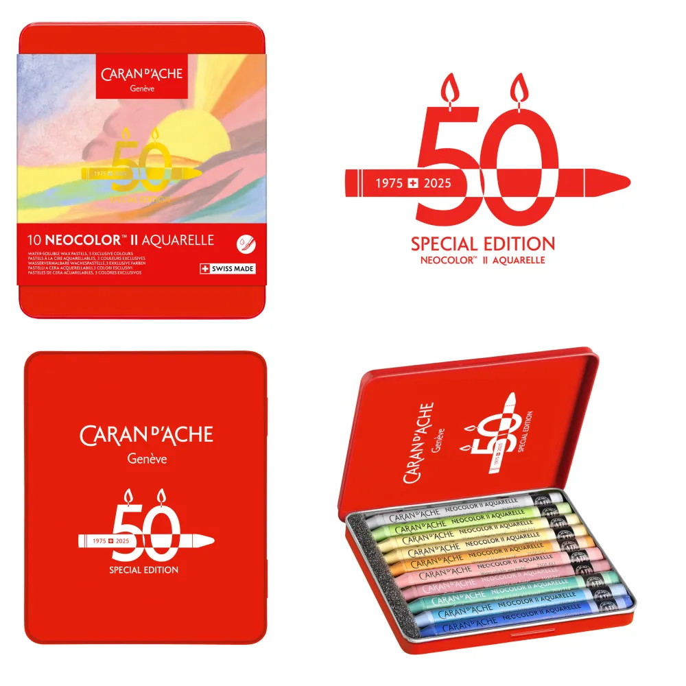 Caran d'Ache Zestaw pasteli akwarelowych Neocolor II Pastel - - 10 szt.