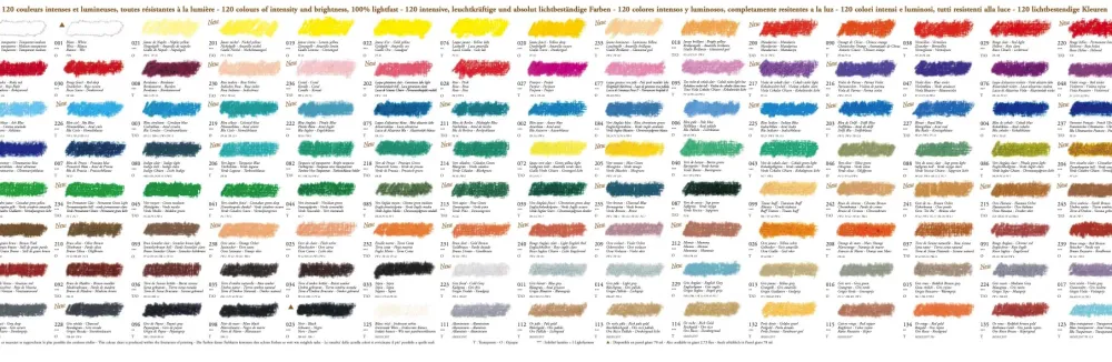 Sennelier Zestaw pasteli olejnych Artist' Assorted Colors - - 72 szt. > Pastele