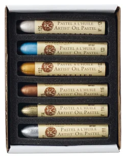 Sennelier Zestaw pasteli olejnych Artist' Discovery - - 6 szt. ><noscript><img width=