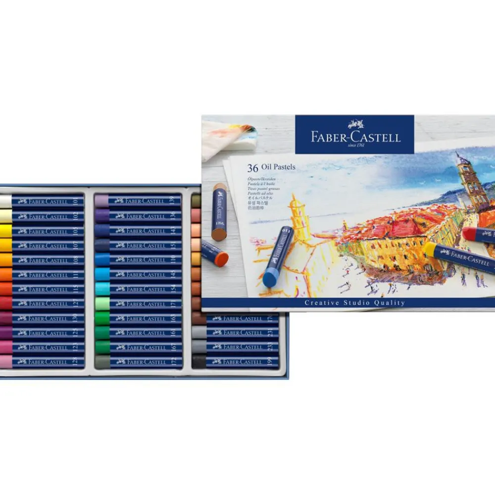 Faber-Castell Zestaw pasteli olejnych Creative Studio - - 36 kolorów