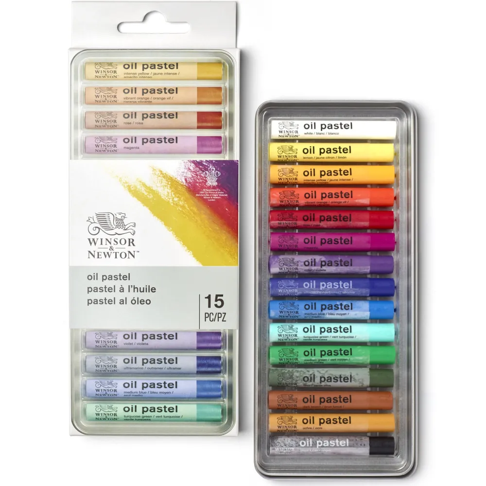 Winsor & Newton Zestaw pasteli olejnych Oil Pastel - - 15 kolorów