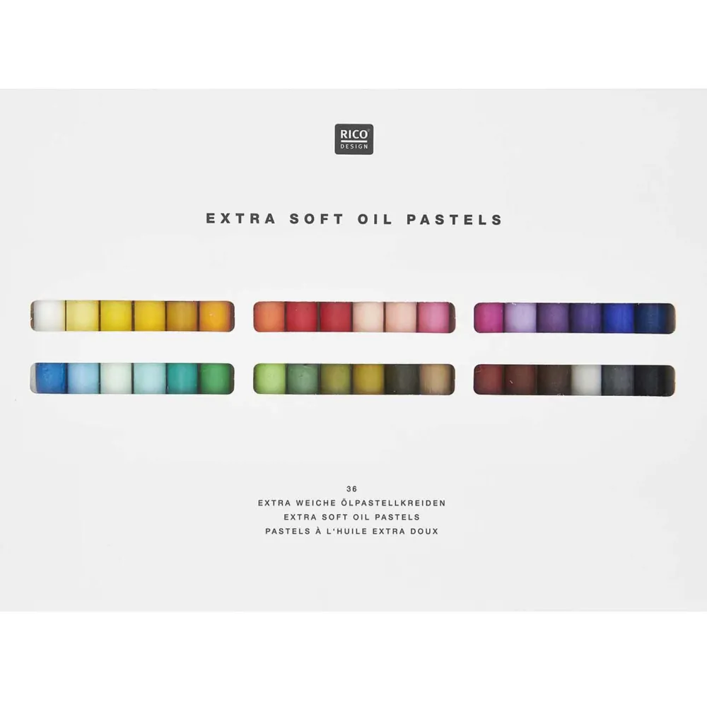 Rico Design Zestaw pasteli olejnych - - 36 kolorów