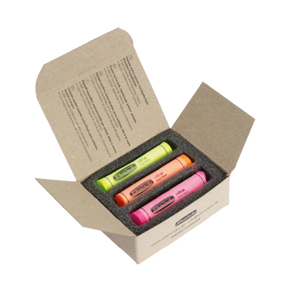 Schmincke Zestaw pasteli suchych Extra-Soft Neon - - 3 kolory > Pastele