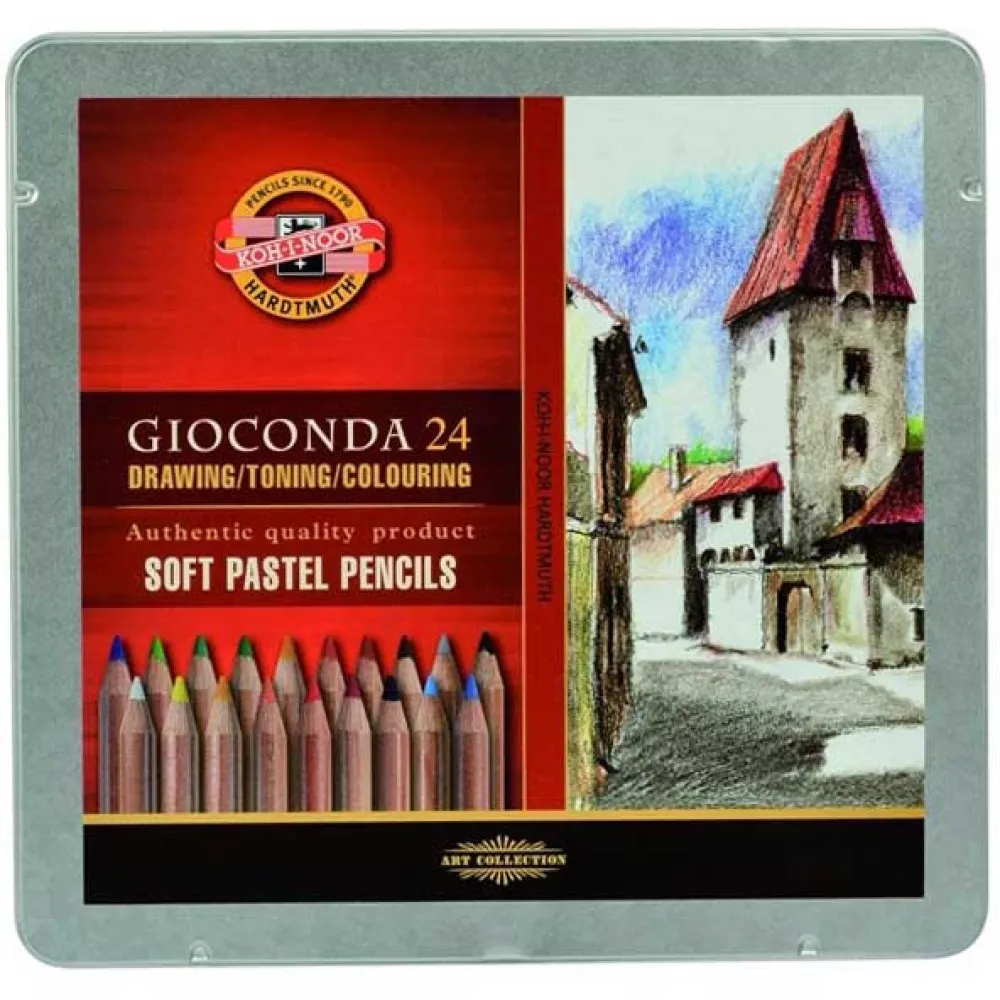KOH-I-NOOR Zestaw pasteli suchych Gioconda - - 24 kolory