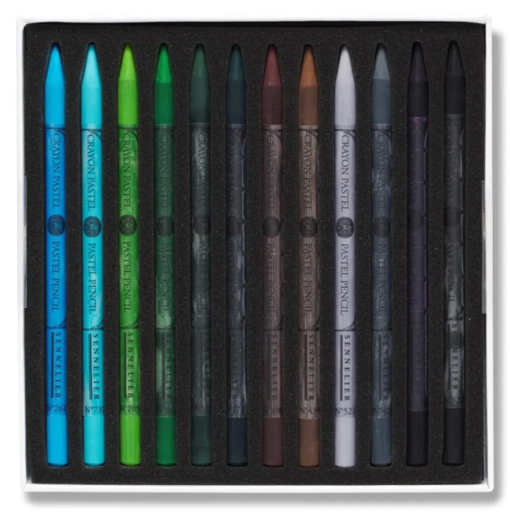Sennelier Zestaw pasteli suchych Pastel Pencil Introductory - - 12 szt. > Pastele