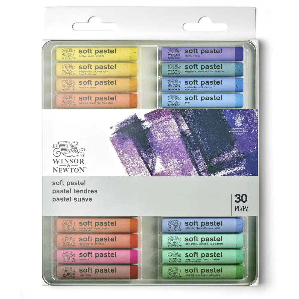 Winsor & Newton Zestaw pasteli suchych Soft Pastel - - 30 kolorów
