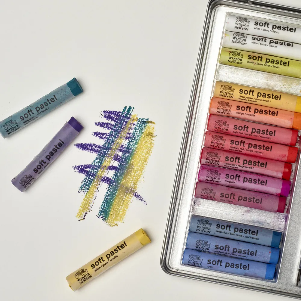 Winsor & Newton Zestaw pasteli suchych Soft Pastel - - 30 kolorów