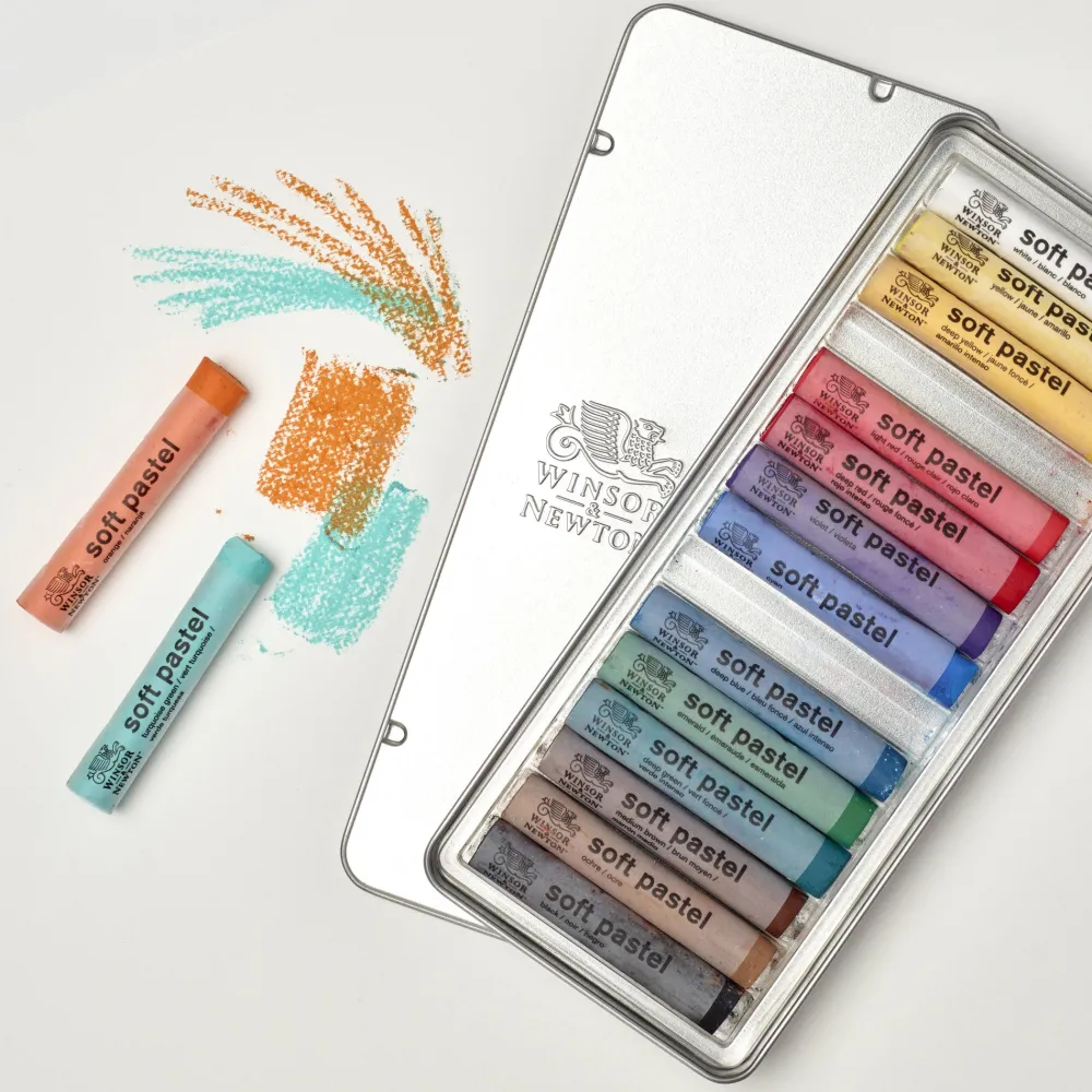 Winsor & Newton Zestaw pasteli suchych Soft Pastel - - 15 kolorów > Pastele