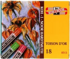 KOH-I-NOOR Zestaw pasteli suchych Toison D'or - - 18 kolorów