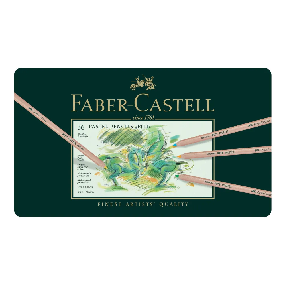 Faber-Castell Zestaw pasteli suchych w kredce Pitt Pastel - - 36 kolorów