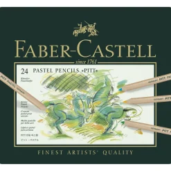 Faber-Castell Zestaw pasteli suchych w kredce Pitt Pastel - - 24 kolory