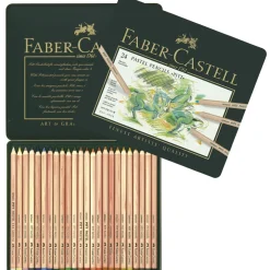 Faber-Castell Zestaw pasteli suchych w kredce Pitt Pastel - - 24 kolory