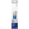Winsor & Newton Zestaw pędzli Cotman do akwareli - - krótka rączka, 5 szt.