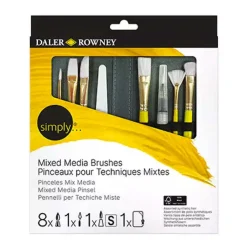 Daler Rowney Zestaw pędzli i akcesoriów Mixed Media - - 10 szt.