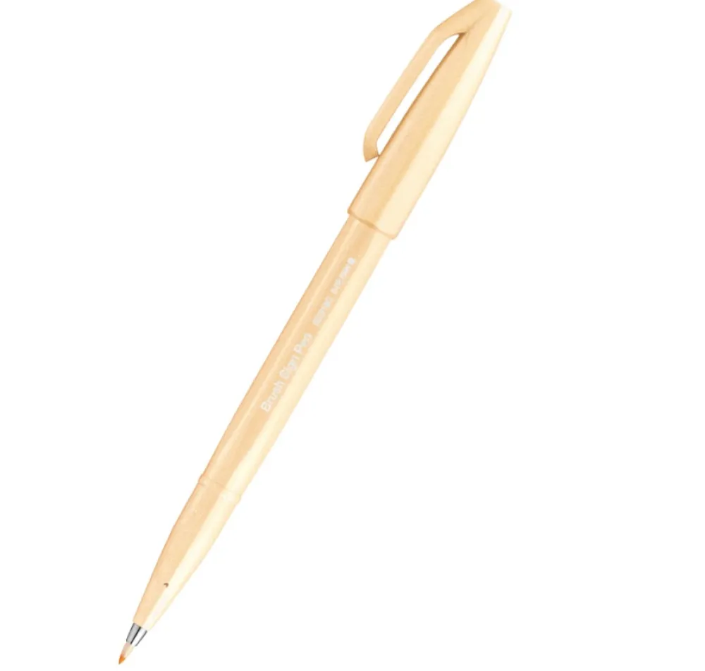 Pentel Zestaw pisaków artystycznych Brush Sign Pen - - Kolorowa Rafa, 6 szt.