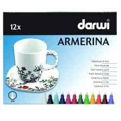 Darwi Zestaw pisaków do ceramiki Armerina - - 12 kolorów ><noscript><img width=