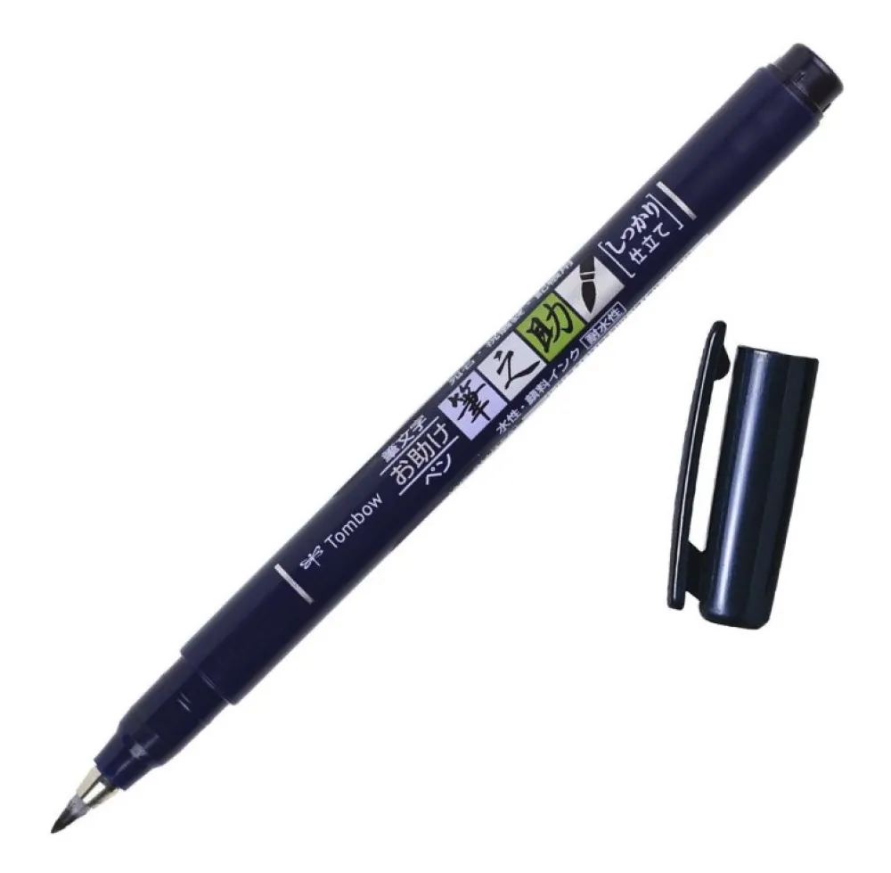 Tombow Zestaw pisaków do kaligrafii Fudenosuke Brush Pen, Trilogy - - 3 szt.