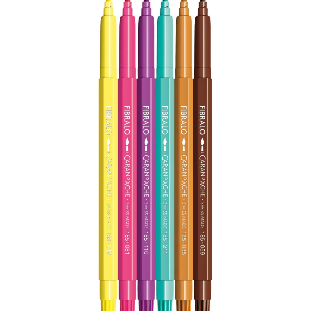 Caran d'Ache Zestaw pisaków Fibralo Kawaii Candy - - 6 szt.