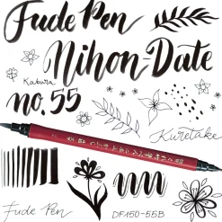 Kuretake Zestaw pisaków Ilustration Basic Set 3, Inktober 2022 - - 5 szt.