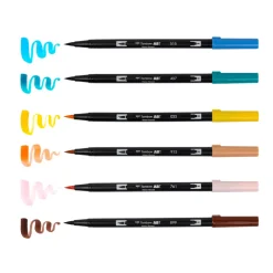 Tombow Zestaw pisaków Limited Edition Manga Bird - - 10 szt. ><noscript><img width=