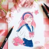 Tombow Zestaw pisaków Manga Kawaii - - 5 szt. > Zestawy Do Rysunku|Markery, Brushpeny I Pisaki