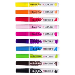 Talens Zestaw pisaków pędzelkowych Ecoline Galaxy - - 10 szt. > Markery, Brushpeny I Pisaki