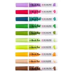 Talens Zestaw pisaków pędzelkowych Ecoline Botanic - - 10 szt. > Markery, Brushpeny I Pisaki
