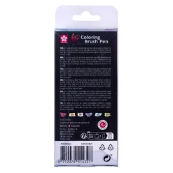Sakura Zestaw pisaków pędzelkowych Koi Coloring Brush Pen Pastel - - 6 kolorów