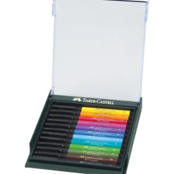 Faber-Castell Zestaw pisaków pędzelkowych Pitt Artist Pen - - 12 kolorów