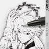 Faber-Castell Zestaw pisaków Pitt Artist Pen - - Manga Black, 4 szt.