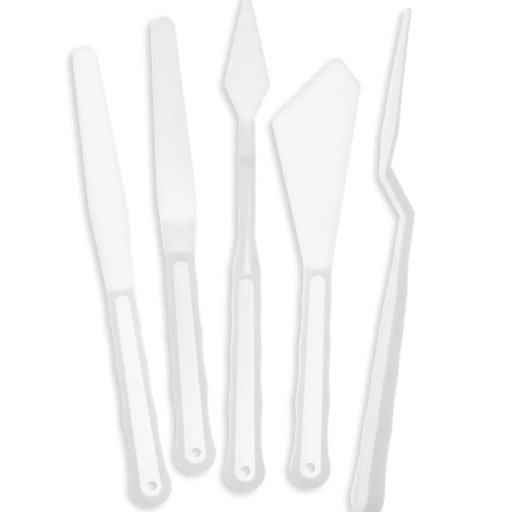 dpCraft Zestaw plastikowych szpachelek malarskich - - 5 szt.