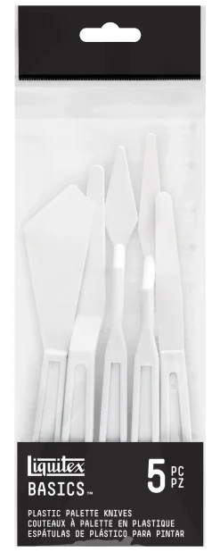 Liquitex Zestaw plastikowych szpachelek malarskich Basic - - 5 szt.