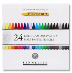 Sennelier Zestaw połówek pasteli suchych Half Pastel Pencil Introductory - - 24 szt.