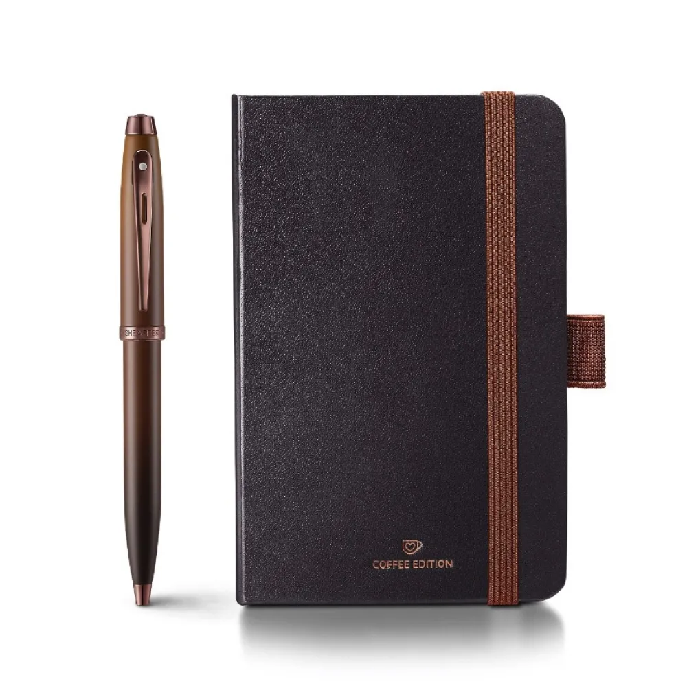 Sheaffer Zestaw prezentowy 100 Coffee Edition - - długopis i notes