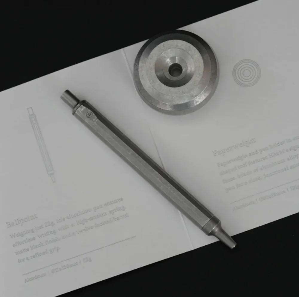 HMM Zestaw prezentowy Metal Writing Set - - Raw > Długopisy