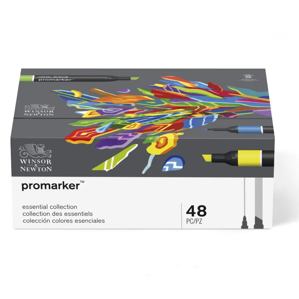 Winsor & Newton Zestaw Promarker Essential Collection - - 48 szt. > Markery, Brushpeny I Pisaki