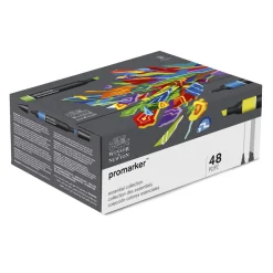 Winsor & Newton Zestaw Promarker Essential Collection - - 48 szt. ><noscript><img width=