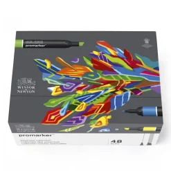 Winsor & Newton Zestaw Promarker Essential Collection - - 48 szt. ><noscript><img width=