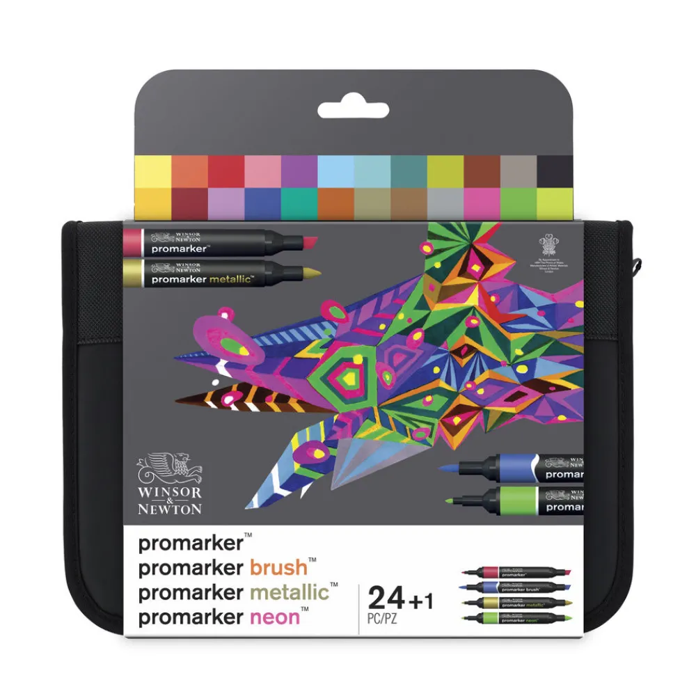 Winsor & Newton Zestaw Promarker Mixed Marker - - 24 szt.