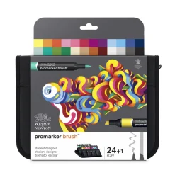 Winsor & Newton Zestaw Promarker Student - - 24 szt. > Markery, Brushpeny I Pisaki